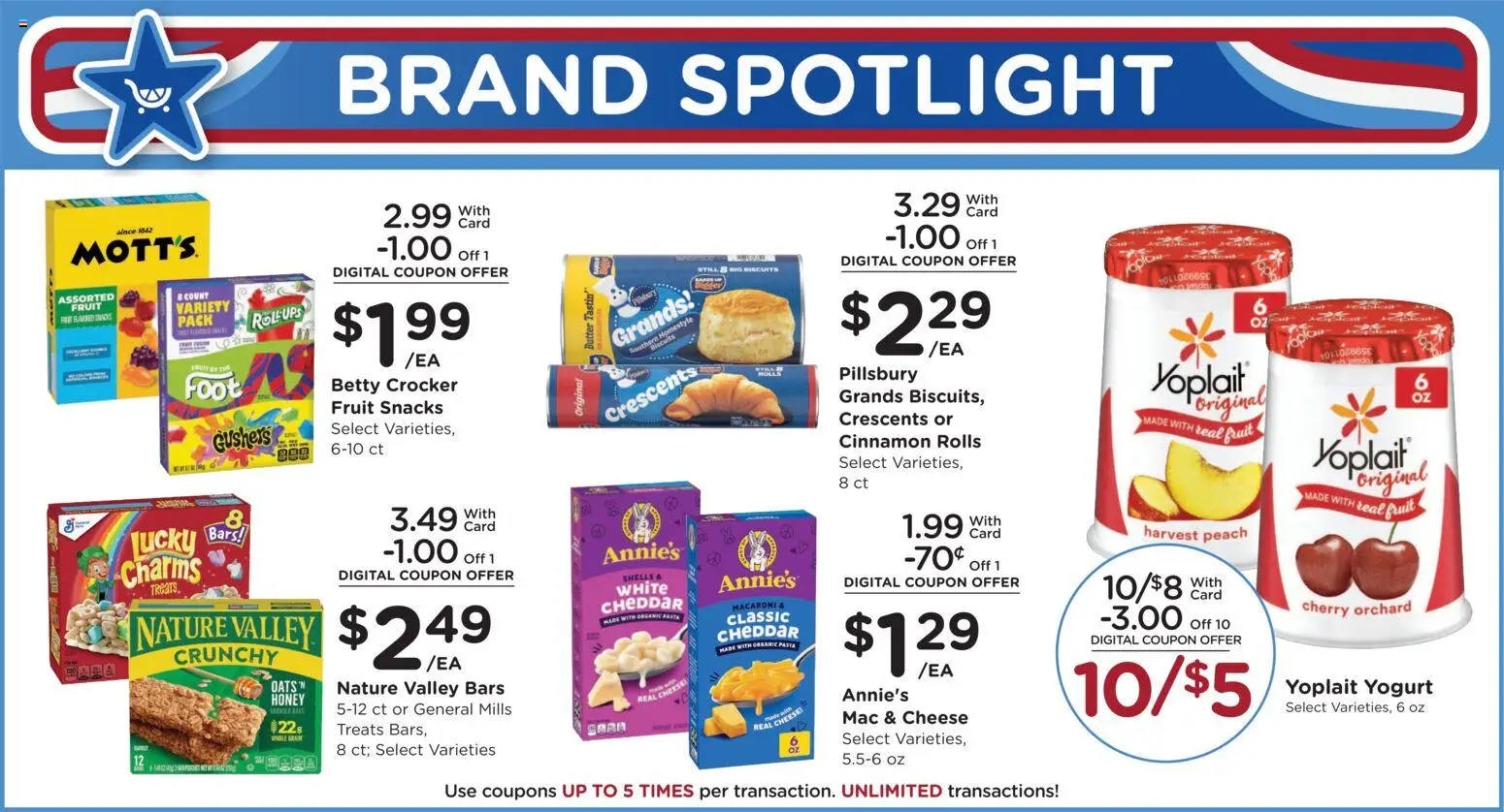 King Soopers Weekly Ad - valid from 17.06.2026 | Page: 7 | Products: Cheese, Yogurt, Peach, UPS