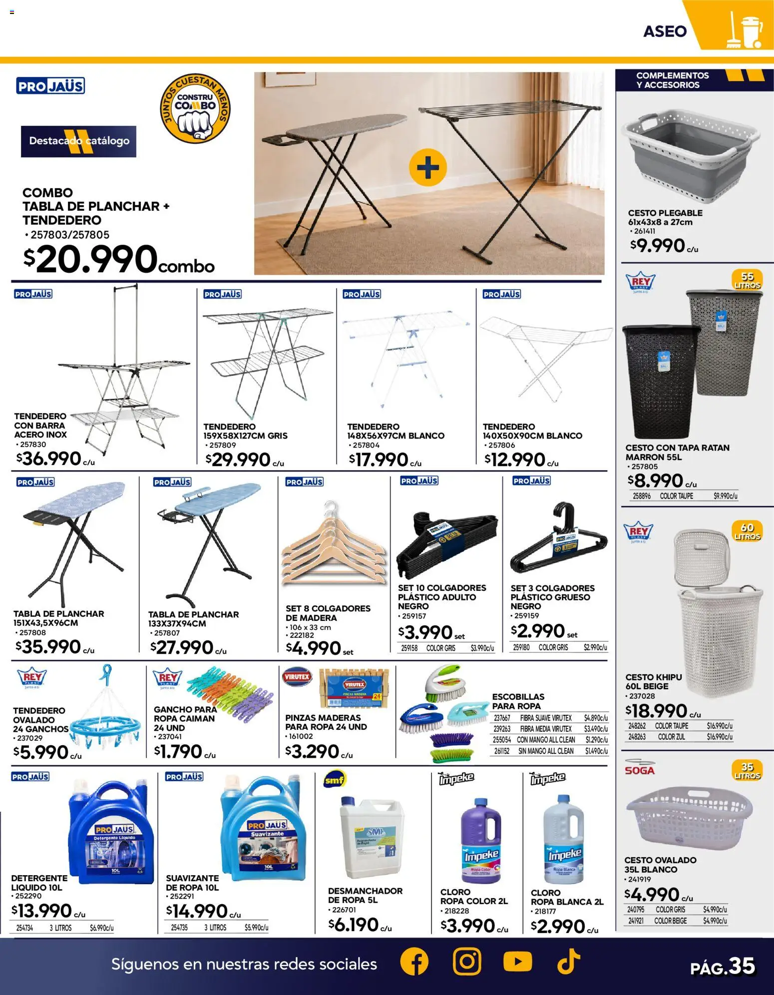 Construmart Ofertas │ válido desde el 31.07.2026 | Página: 33 | Productos: Tabla de planchar, Cloro, Detergente, Detergente líquido