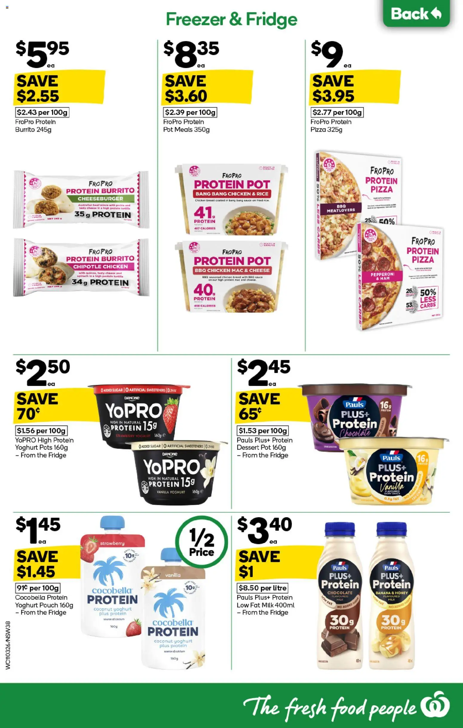 Woolworths catalogue - valid from 11.03.2026 | Page: 38 | Products: Cheese, Chocolate, Honey, Freezer