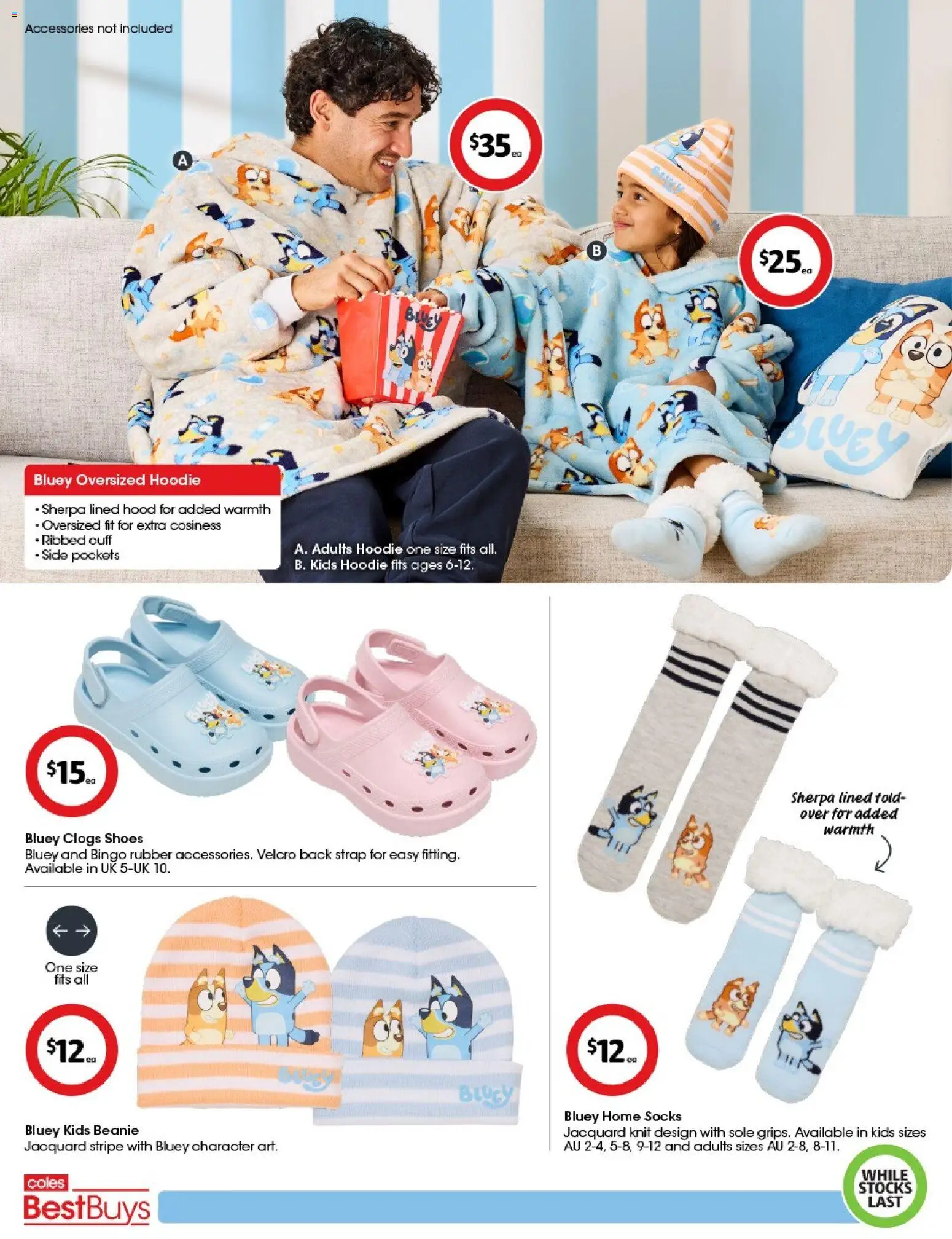 Coles catalogue - valid from 17/07/2026 | Page: 6 | Products: Hoodie, Socks, Accessories