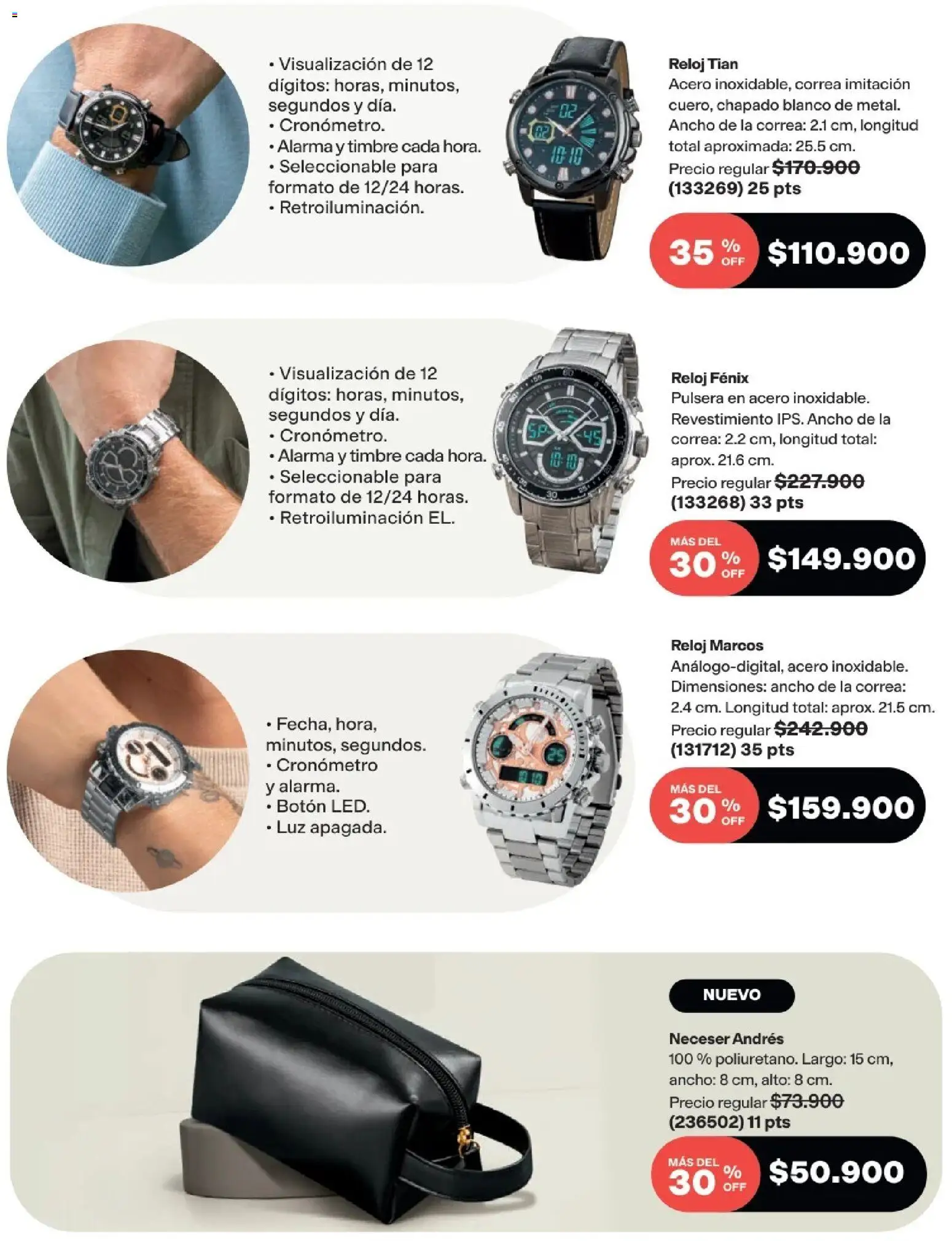 Avon revista - valida desde el 01.09.2026 | Página: 128 | Productos: Alarma, Pulsera, Timbre, Neceser