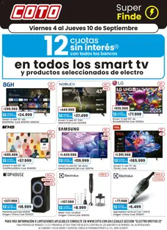 Vista previa Coto - Electro Motivo TV válido desde el 04/09/2026