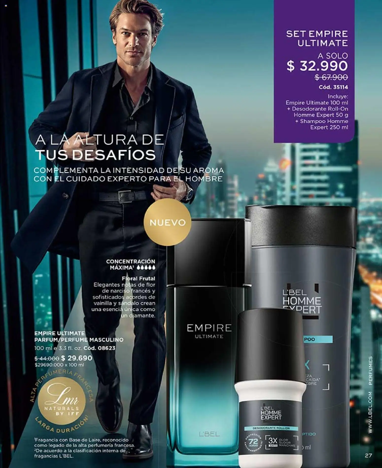 Catálogo L'Bel Campaña 6 │ válido desde el 31.03.2026 | Página: 27 | Productos: Fragancia, Desodorante, Base, Shampoo