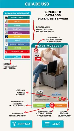 Vista previa de Betterware campaña 9 2026, nuevo folleto de la tienda, válido en México a partir del 31/08/2026 | Página: 117 | Productos: Espuma, Cocina, Baño, Video