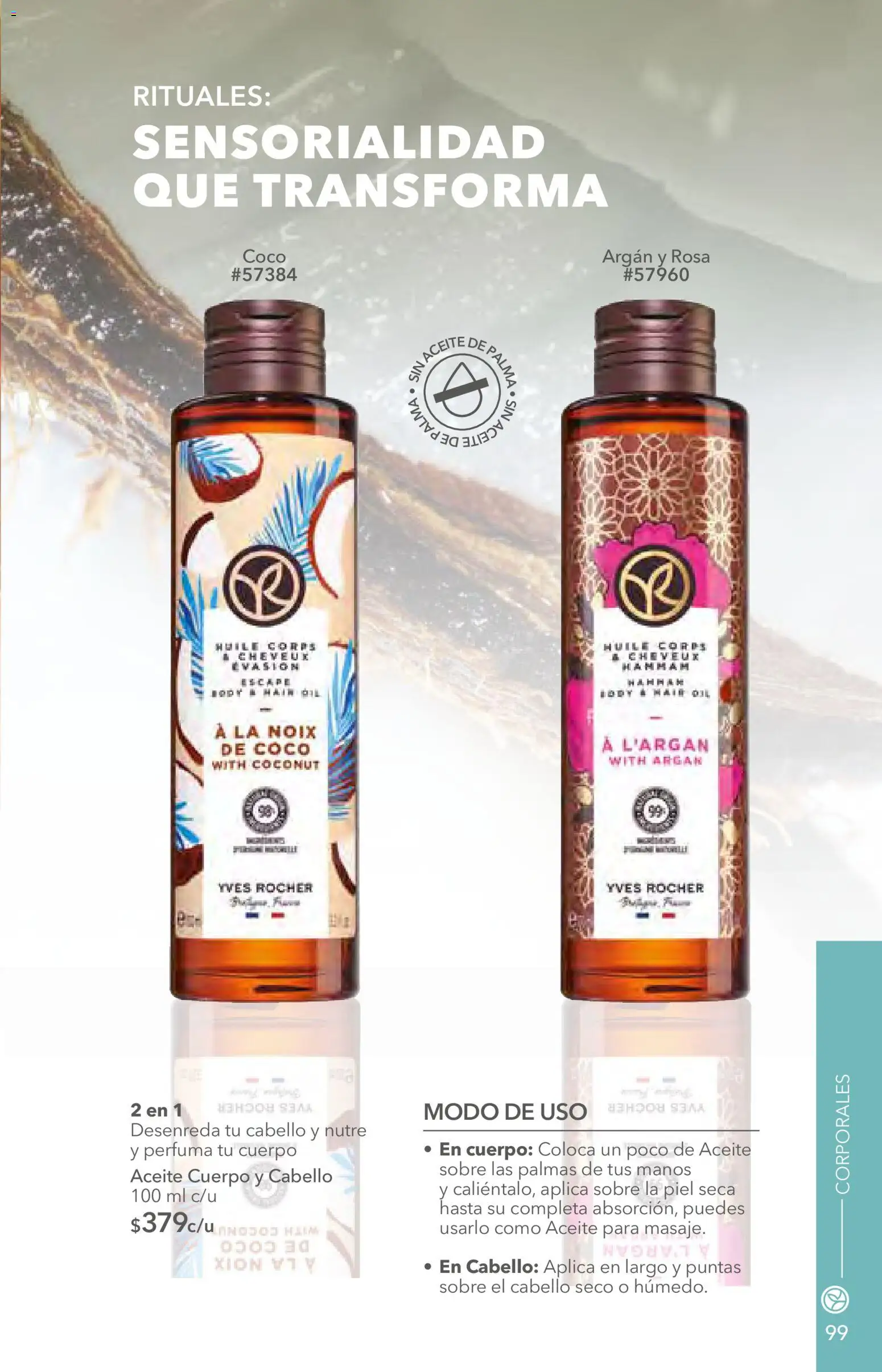 Nuevas ofertas de Yves Rocher válidas en toda la República Mexicana desde el 12.05.2026. ¡Encuentra las mejores ofertas en Yves Rocher campaña 7 2026! | Página: 101 | Productos: Aceite, Sobre