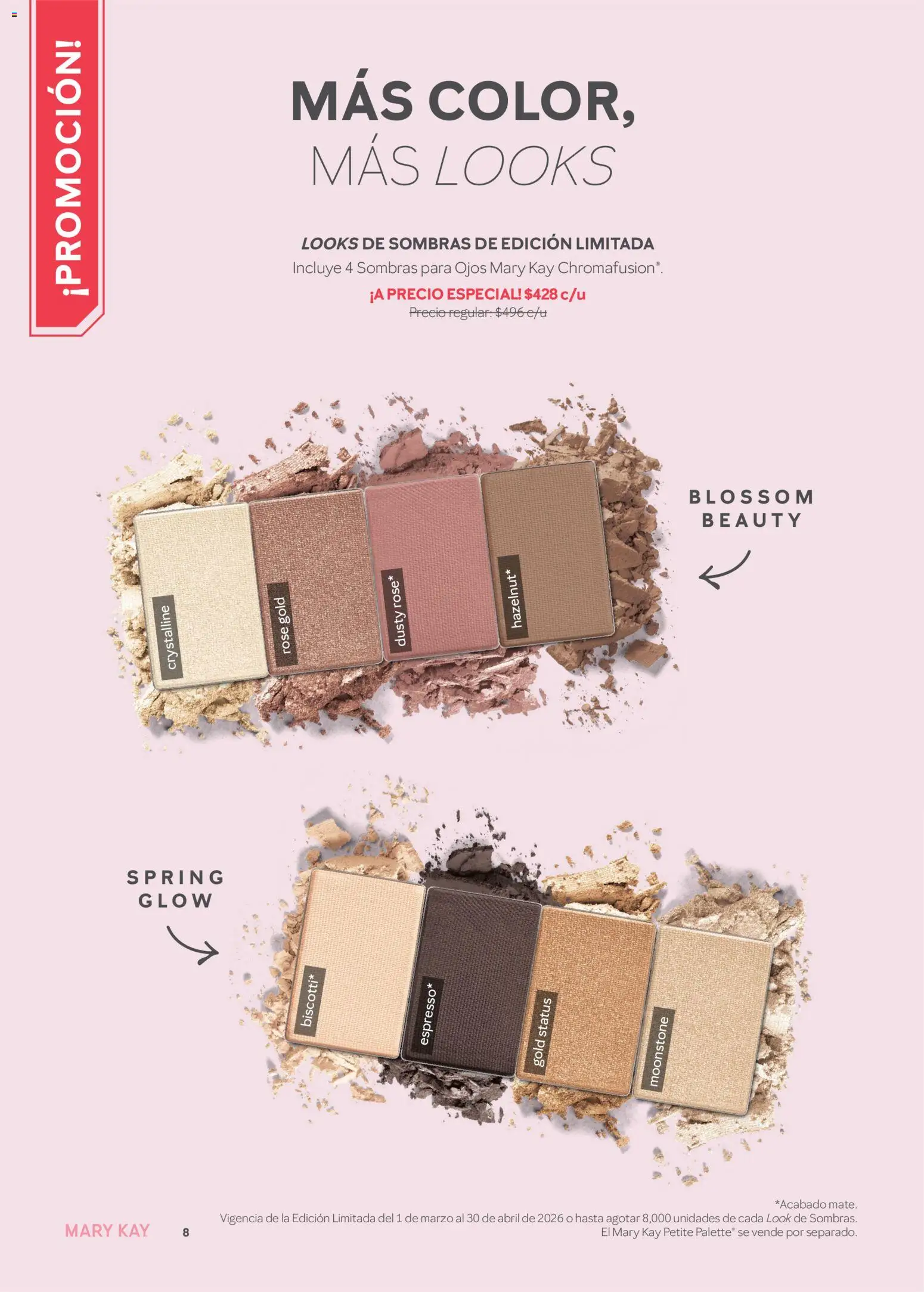 Nuevas ofertas de Mary Kay válidas en toda la República Mexicana desde el 01.04.2026. ¡Encuentra las mejores ofertas en Catálogo Mary Kay Abril 2026! | Página: 8 | Productos: Mate