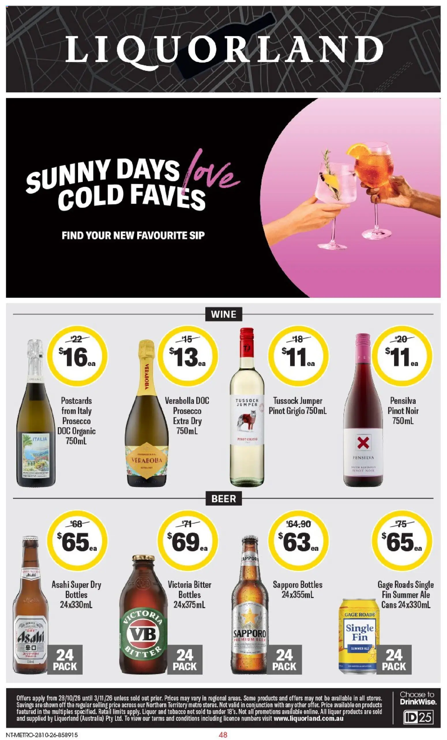 Liquorland catalogue - valid from 28/10/2026 | Page: 1