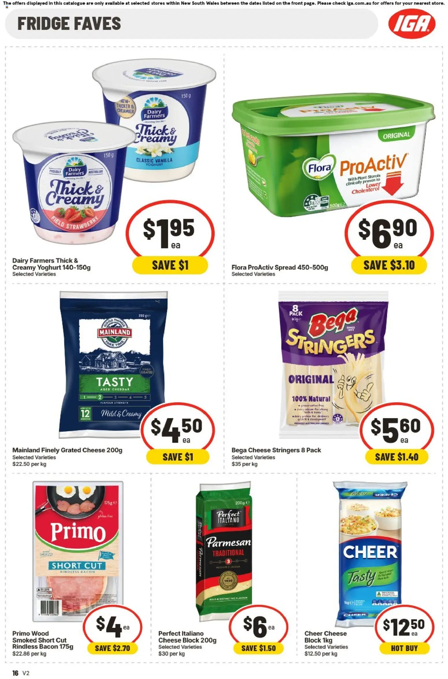 IGA catalogue - valid from 20.05.2026 | Page: 15 | Products: Bacon, Dairy, Wood, Fridge