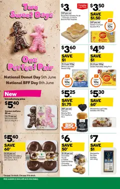 Preview of Woolworths catalogue - valid from 03.06.2026 | Page: 14 | Products: Shelf, Donuts, Bread, Chocolate