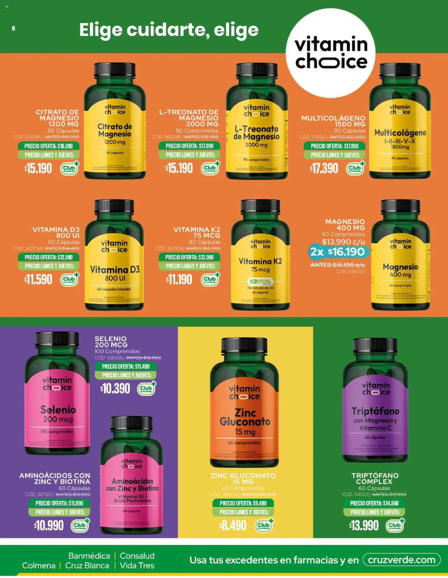 Cruz Verde - Bienestar │ válido desde el 01.03.2026 | Página: 8