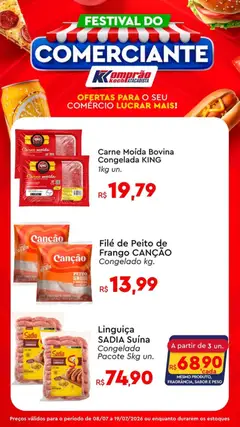 Komprao Atacadista ofertas Comerciante - Pré-Visualização do folheto da loja Komprao Atacadista, válido de 08/07/2026