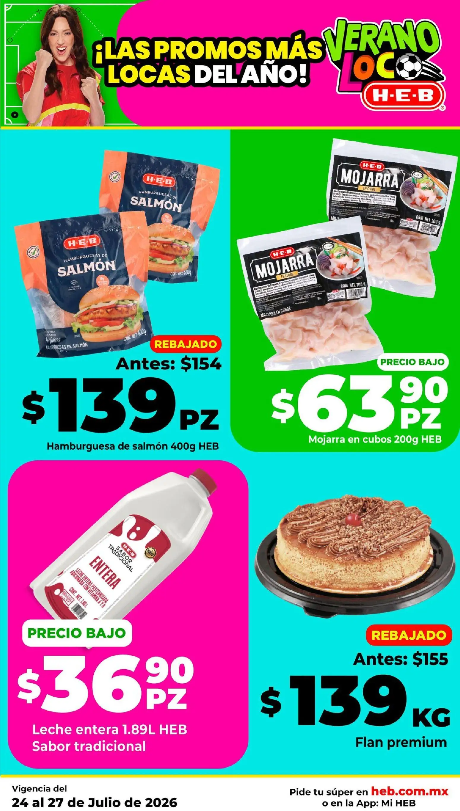 Nuevas ofertas de H-E-B válidas en toda la República Mexicana desde el 24/07/2026. ¡Encuentra las mejores ofertas en H-E-B folleto! | Página: 7