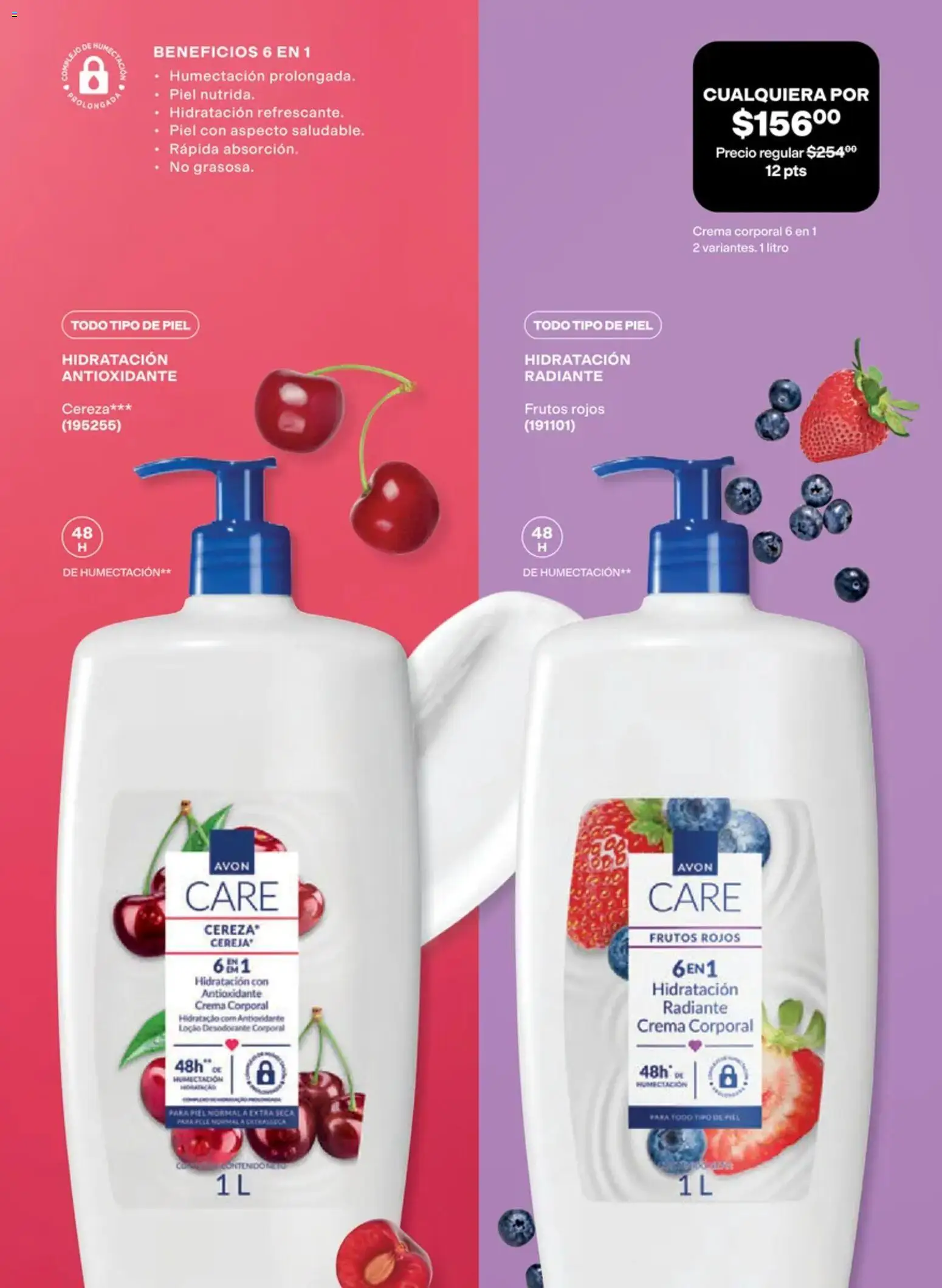 Nuevas ofertas de AVON válidas en toda la República Mexicana desde el 02/10/2026. ¡Encuentra las mejores ofertas en AVON campaña 15 2026! | Página: 121 | Productos: Desodorante, Crema, Radiante, Crema corporal