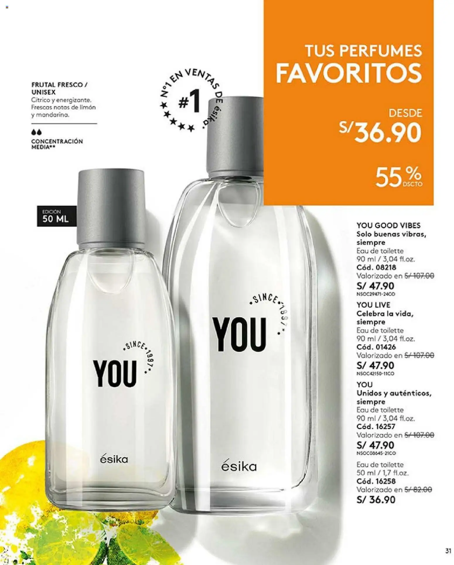 Catálogo Ésika válido desde 04.04.2026 | Página: 31 | Productos: EAU de Toilette