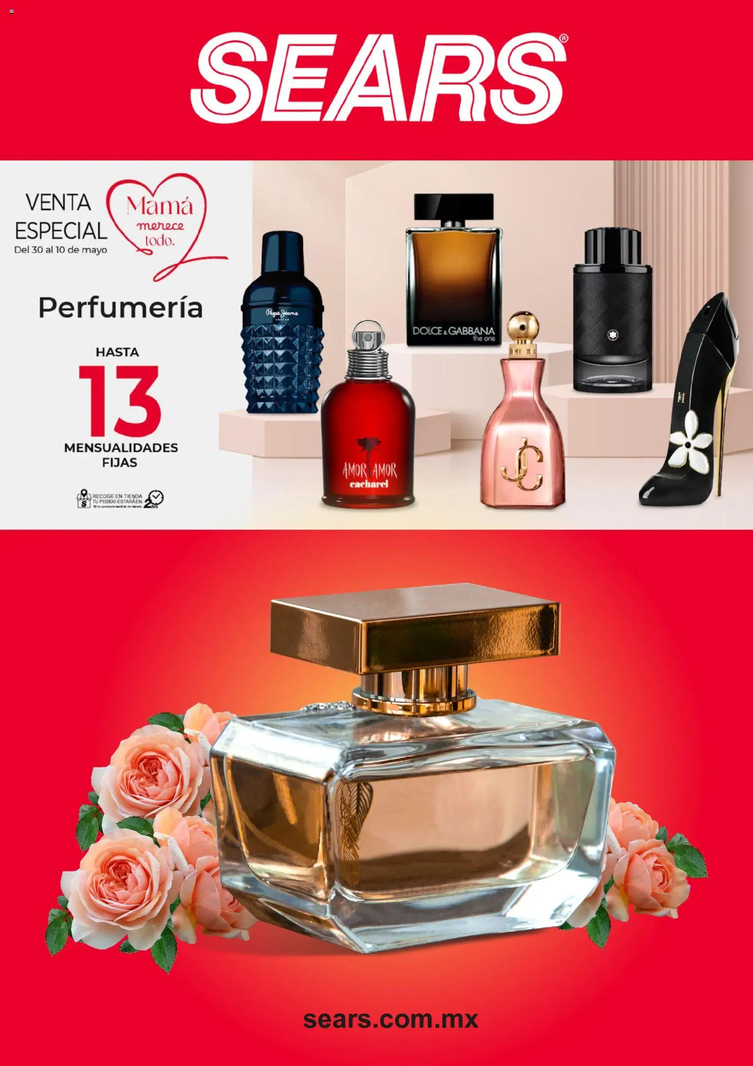 Nuevas ofertas de Sears válidas en toda la República Mexicana desde el 30.04.2026. ¡Encuentra las mejores ofertas en Sears promociones ! | Página: 1