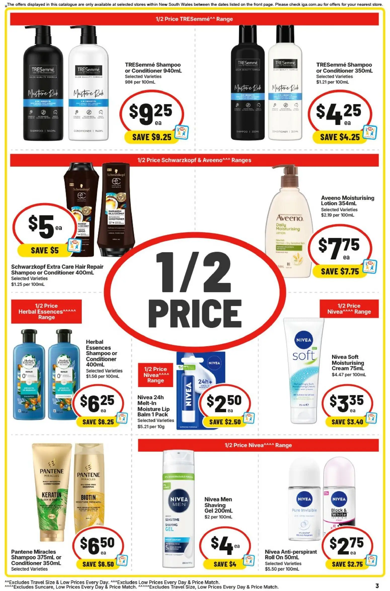 IGA catalogue - valid from 29/07/2026 | Page: 4 | Products: Oil, Lotion, Antiperspirant, Herbal