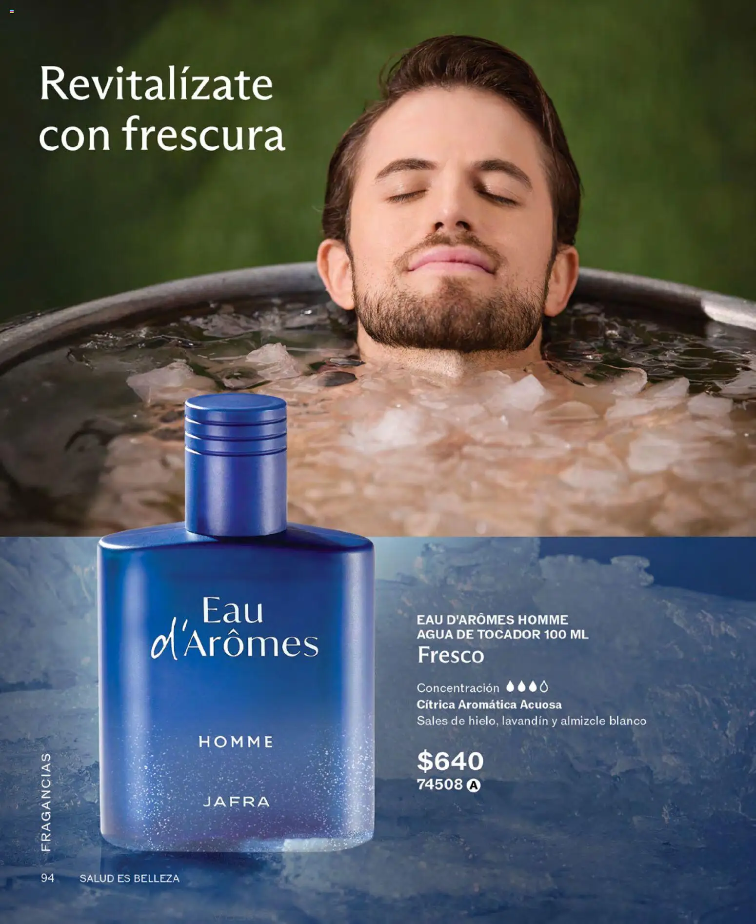 Nuevas ofertas de JAFRA válidas en toda la República Mexicana desde el 01.04.2026. ¡Encuentra las mejores ofertas en JAFRA catálogo! | Página: 94 | Productos: Agua, Sales
