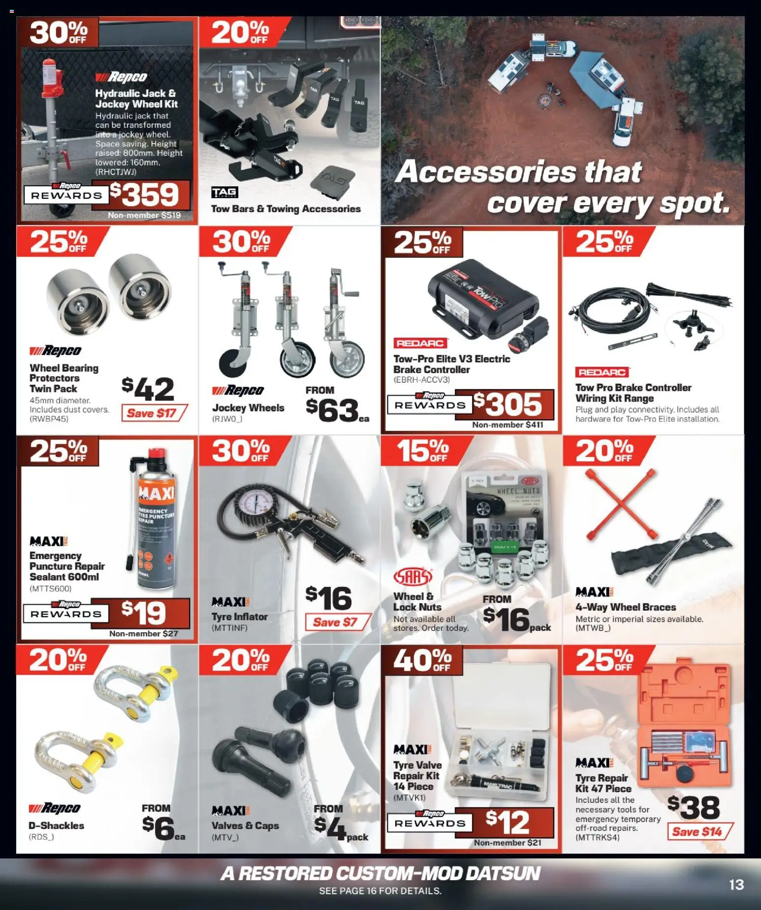 Repco catalogue - valid from 17.06.2026 | Page: 13 | Products: Nuts, Accessories, Controller, Tools