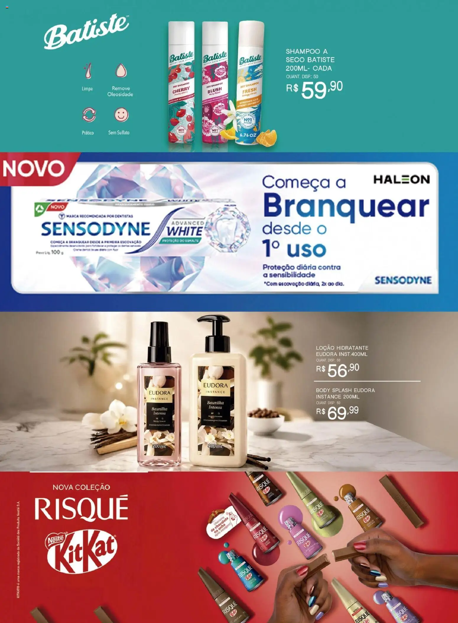 Bistek Supermercados Folheto - válido de 02/09/2026 | Página: 7 | Produtos: Shampoo, Blush, Chocolate, Body