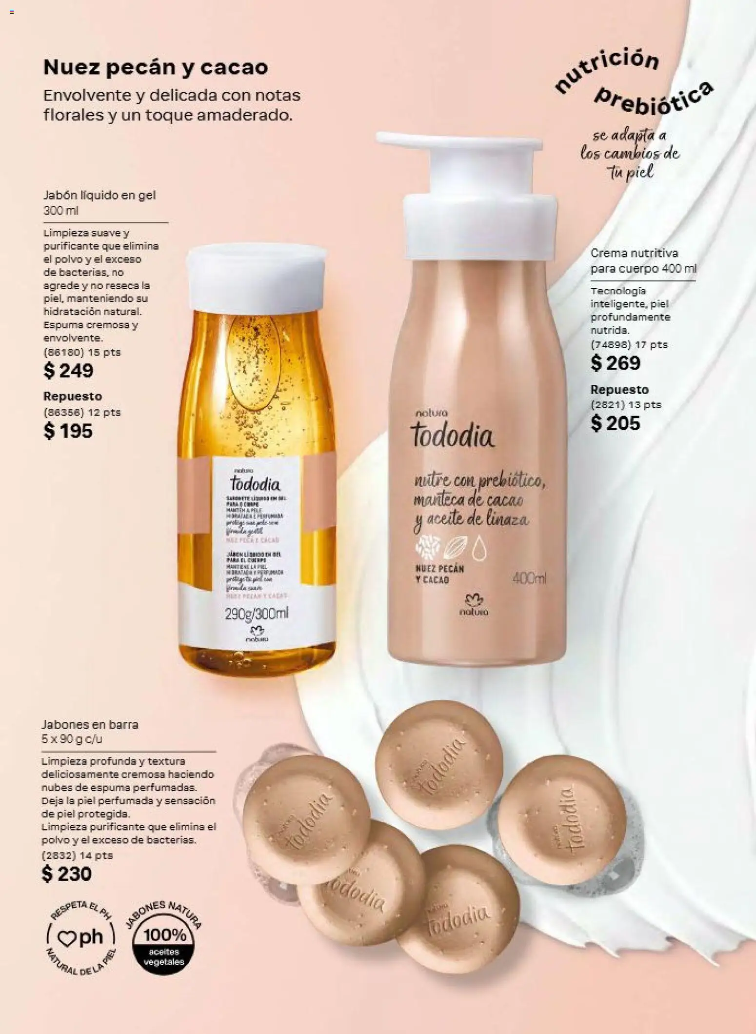 Nuevas ofertas de Natura válidas en toda la República Mexicana desde el 31/07/2026. ¡Encuentra las mejores ofertas en Natura campaña 12 2026! | Página: 105 | Productos: Nuez, Espuma, Cacao, Polvo