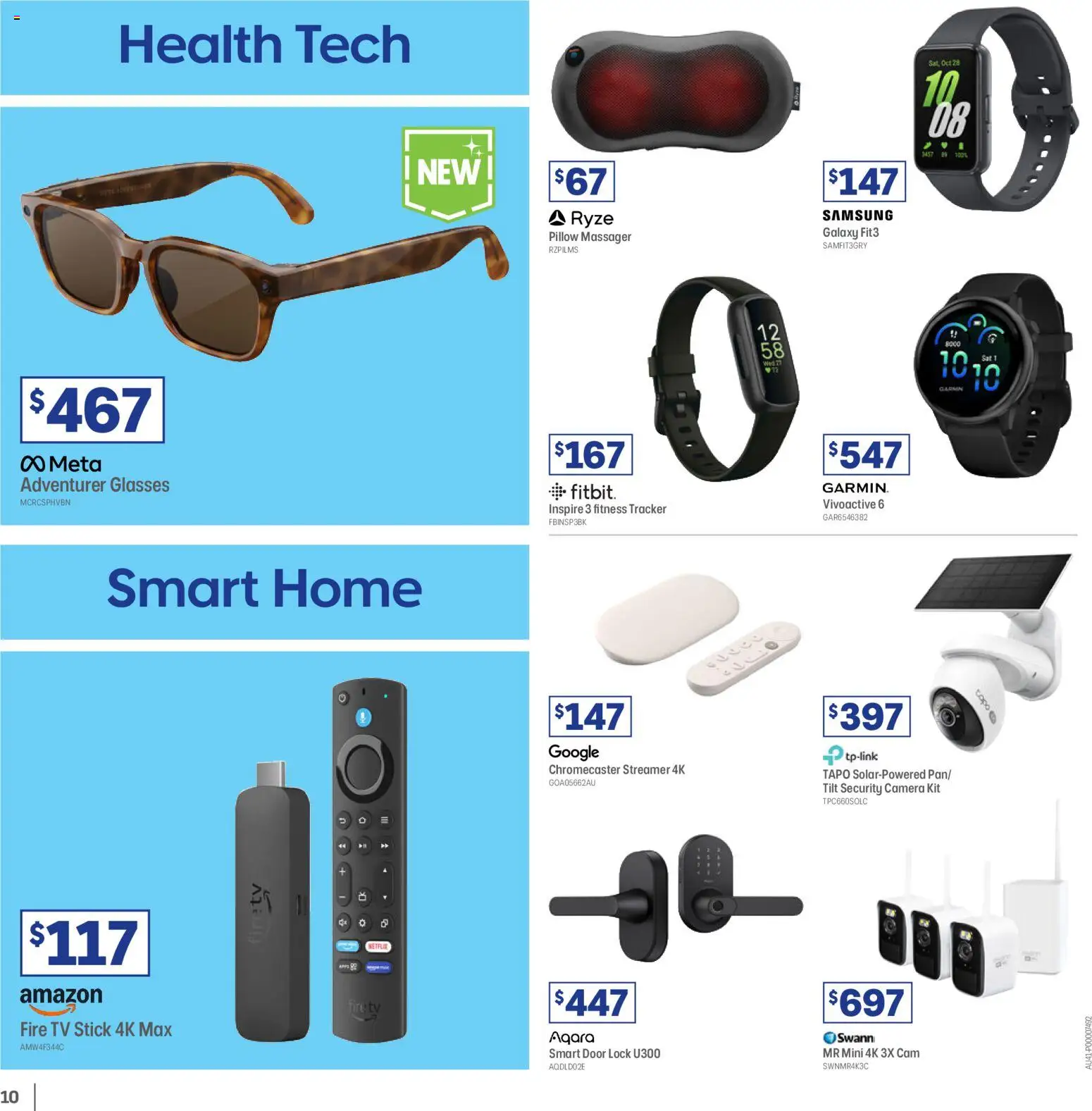 Officeworks catalogue - valid from 08/09/2026 | Page: 11 | Products: Door, Glasses, Tv, Camera