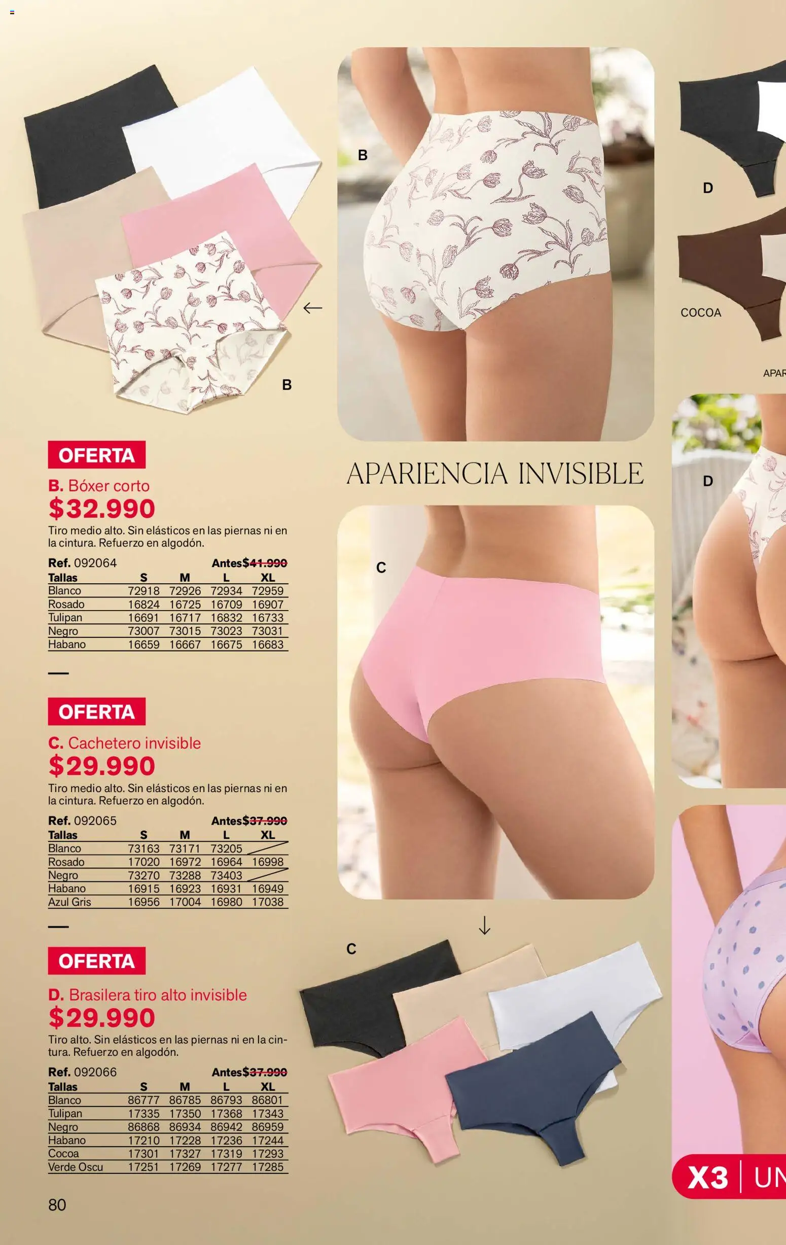 Leonisa revista - valida desde el 04.06.2026 | Página: 80 | Productos: Cachetero
