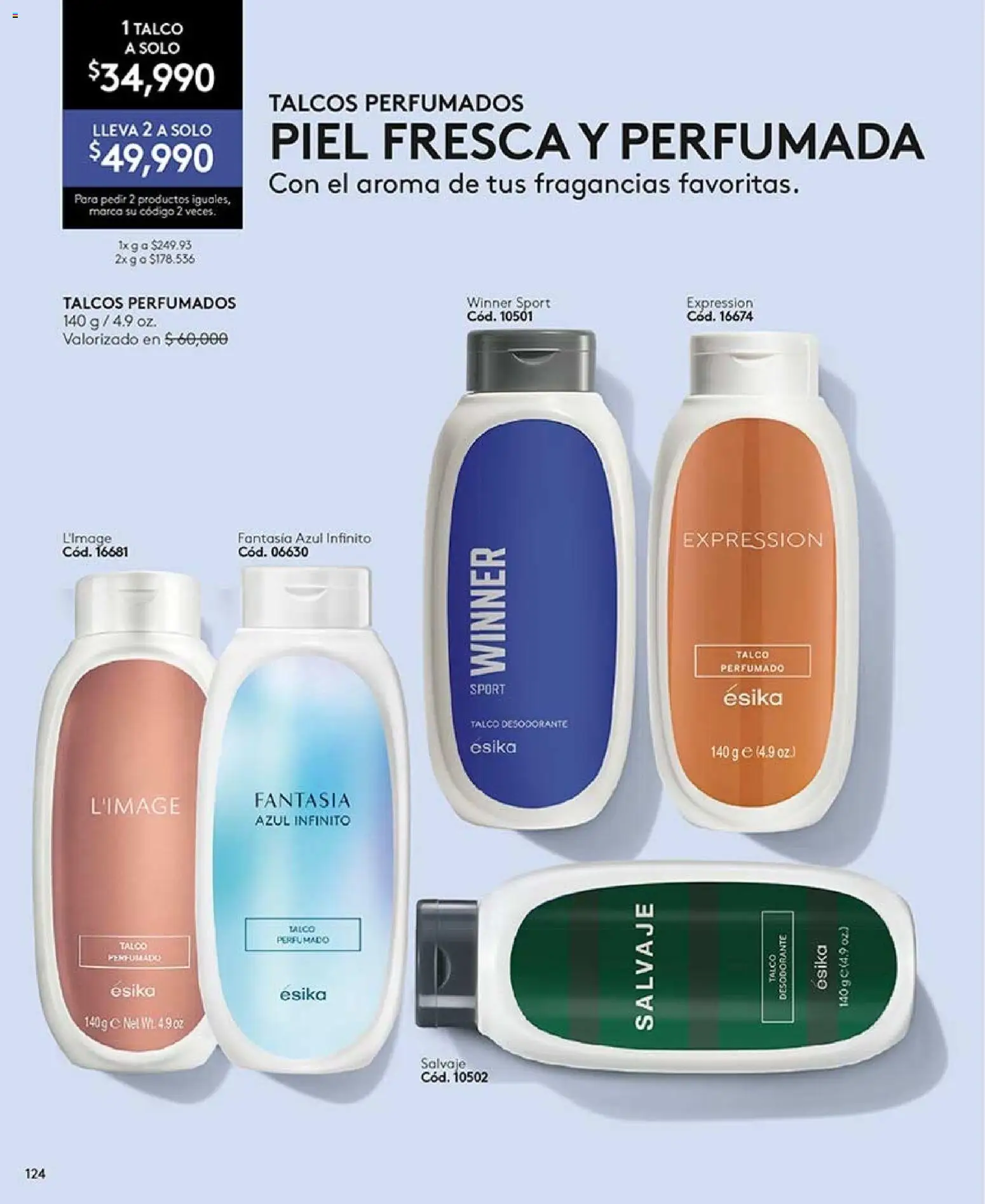 Ésika revista - valida desde el 17/08/2026 | Página: 124 | Productos: Desodorante