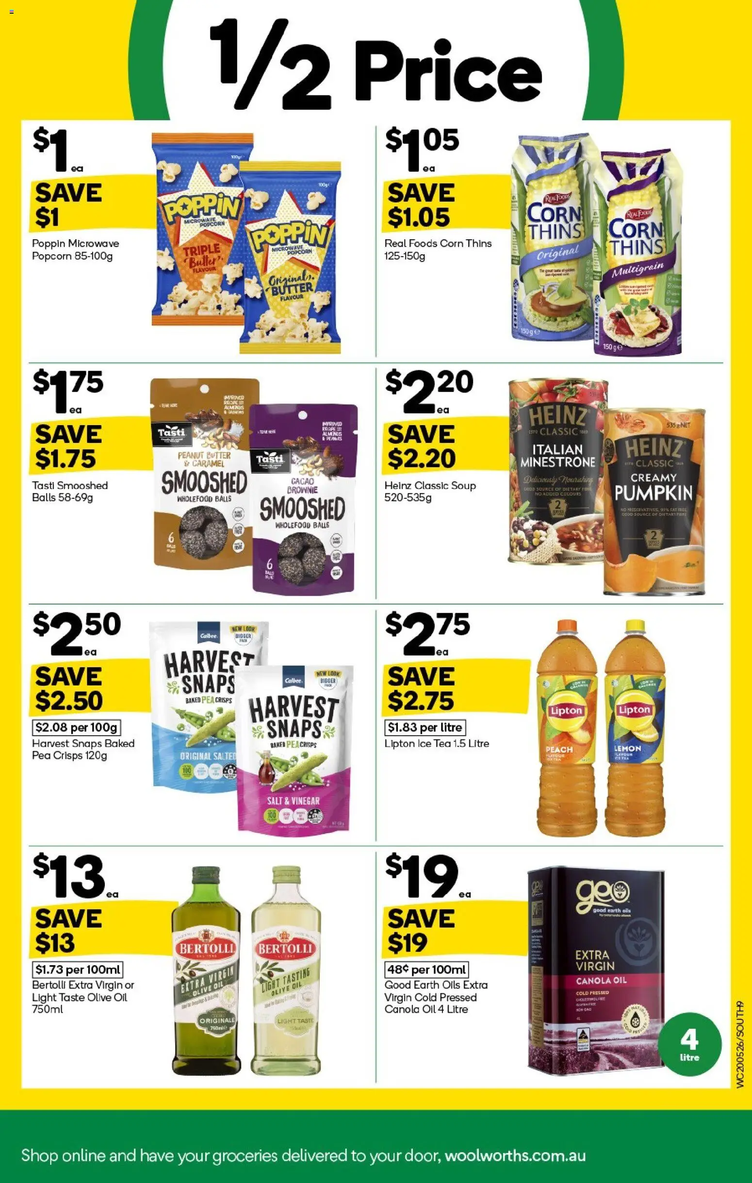 Woolworths catalogue - valid from 20.05.2026 | Page: 9 | Products: Tea, Olive oil, Lemon, Vinegar