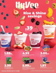 Preview of HyVee weekly ads valid from 07/13/2026