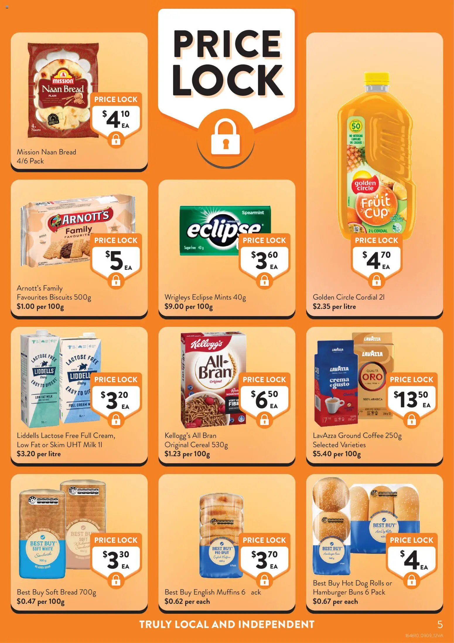 Foodworks catalogue - valid from 09/09/2026 | Page: 5 | Products: Hamburger, Bread, Muffins, Cereal