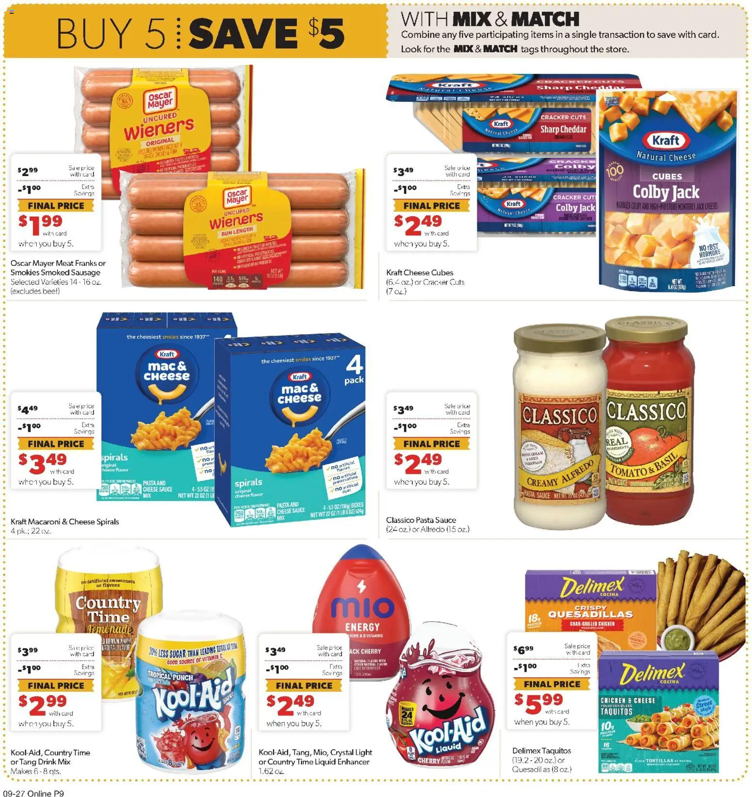 Family Fare Weekly Ad - SD - valid from 09/27/2026 | Page: 5 | Products: Vitamin, Chicken, Cream, Sauce
