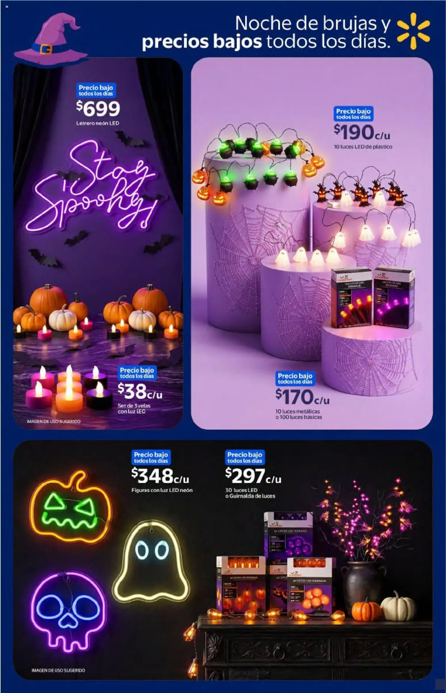 Nuevas ofertas de Walmart válidas en toda la República Mexicana desde el 01/10/2026. ¡Encuentra las mejores ofertas en Walmart folleto Halloween! | Página: 4