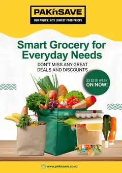 PAK’nSAVE catalogue preview  - valid from 7 Sept 2026