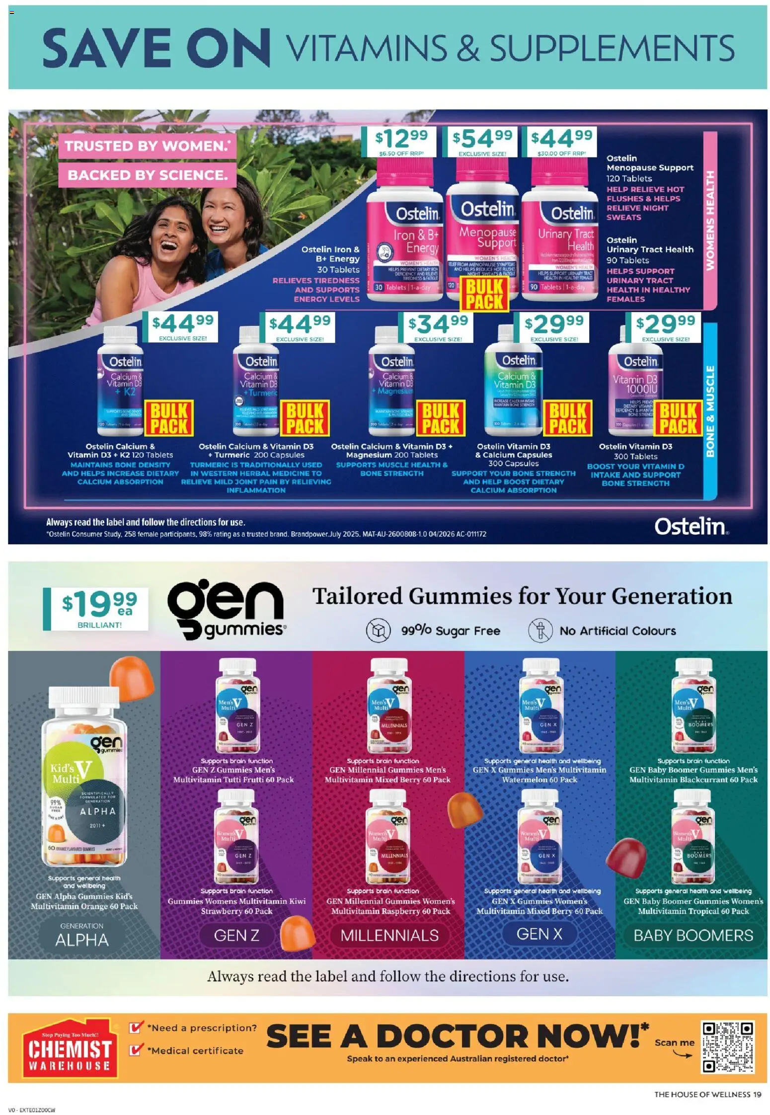 Chemist Warehouse catalogue - valid from 06/08/2026 | Page: 19 | Products: Capsules, Sugar, Raspberry, Multivitamin