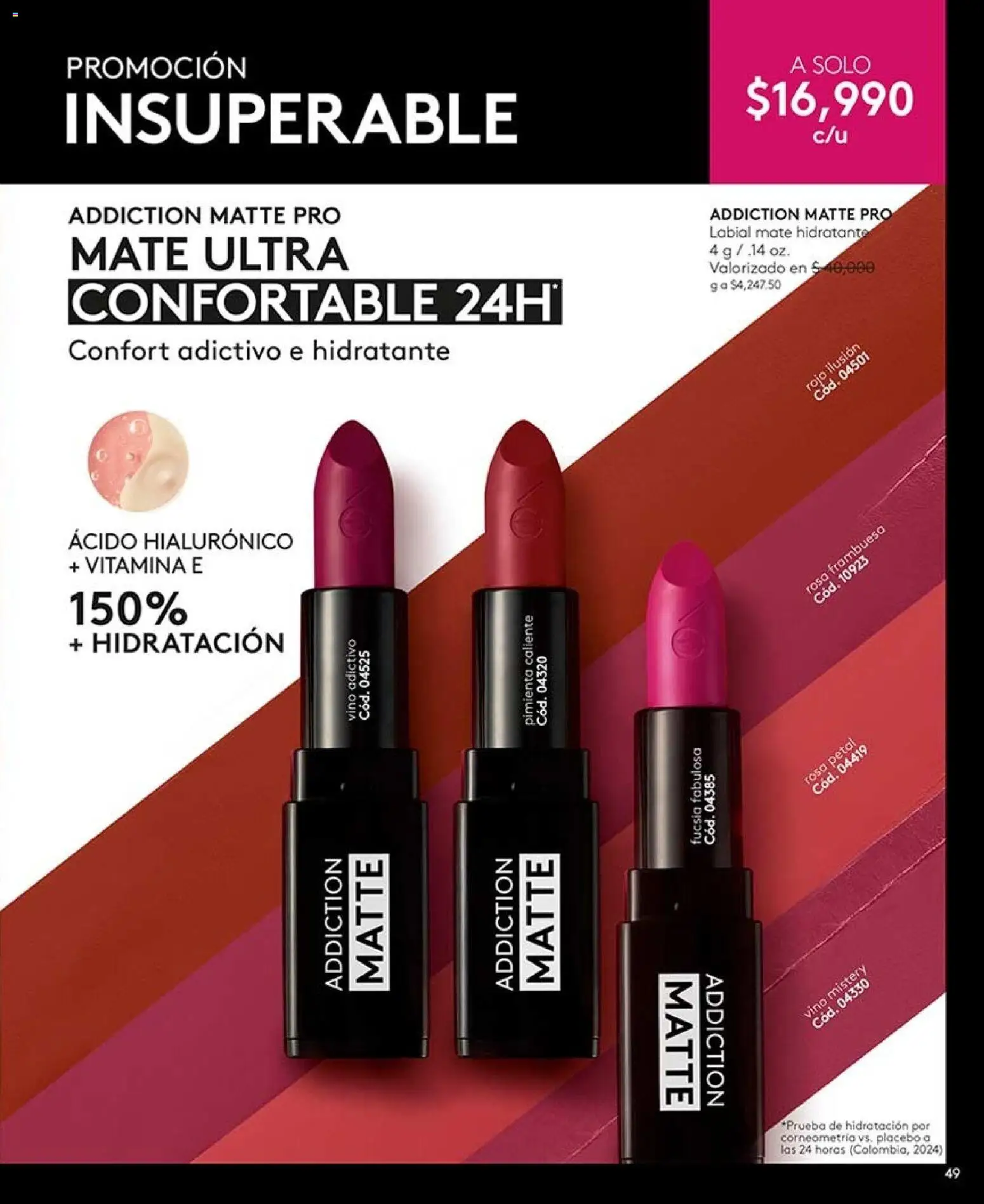 Ésika revista - valida desde el 28/08/2026 | Página: 49 | Productos: Pimienta, Vino