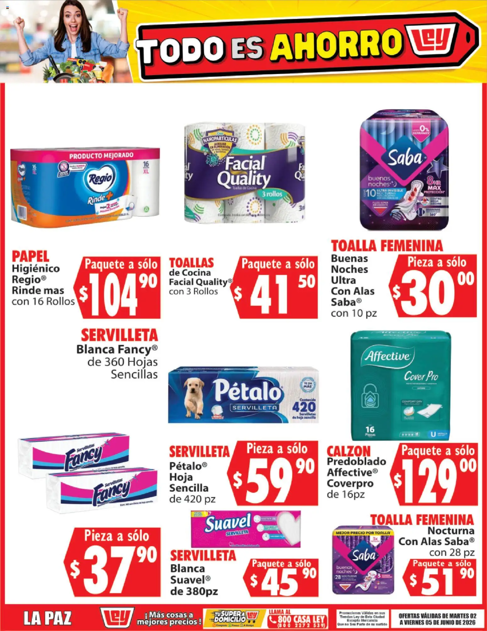 Nuevas ofertas de Casa Ley válidas en toda la República Mexicana desde el 02.06.2026. ¡Encuentra las mejores ofertas en Casa Ley folleto Todo es ahorro La Paz! | Página: 11