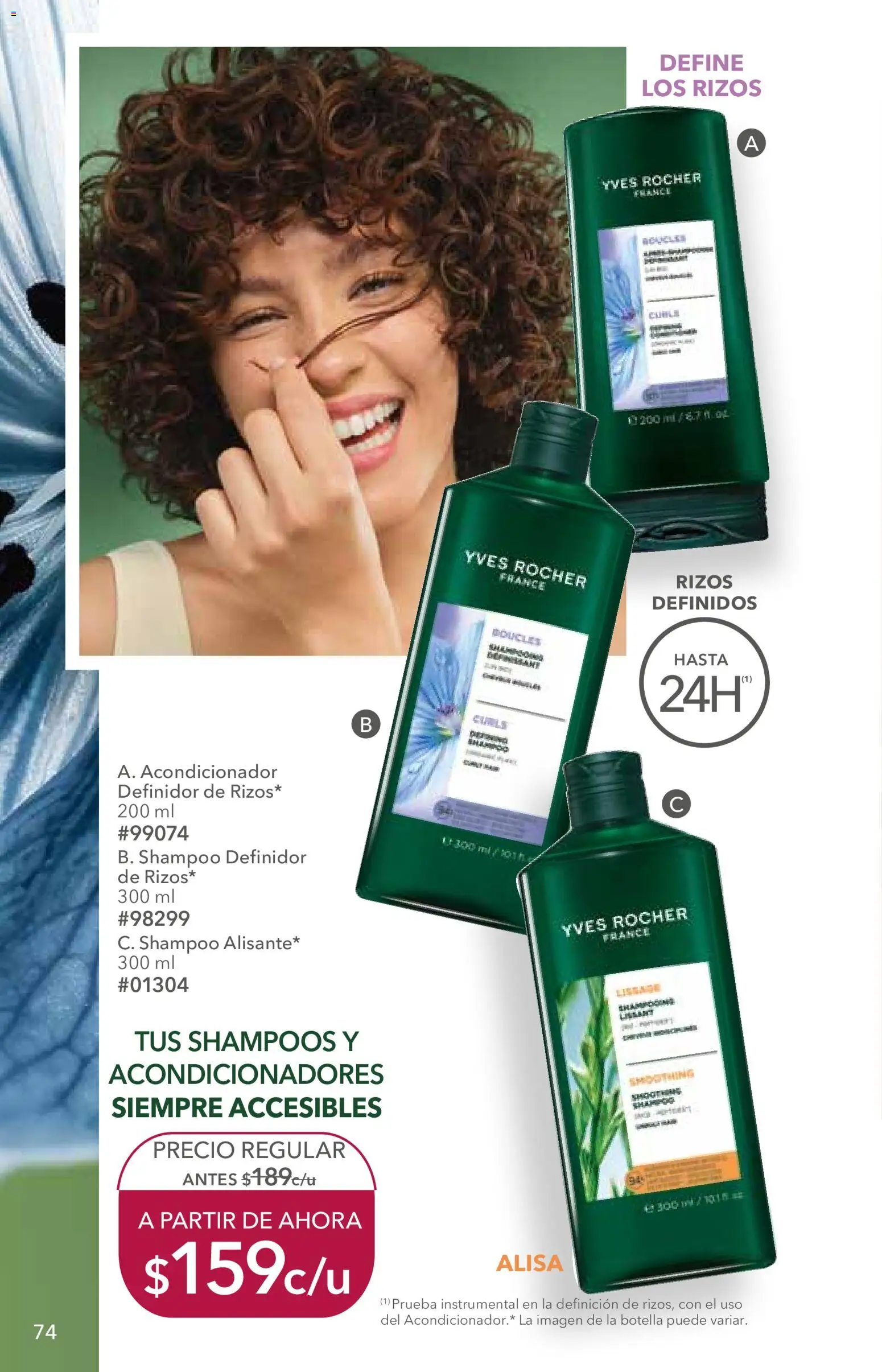 Nuevas ofertas de Yves Rocher válidas en toda la República Mexicana desde el 25/08/2026. ¡Encuentra las mejores ofertas en Yves Rocher campaña 12 2026! | Página: 76 | Productos: Botella, Acondicionador