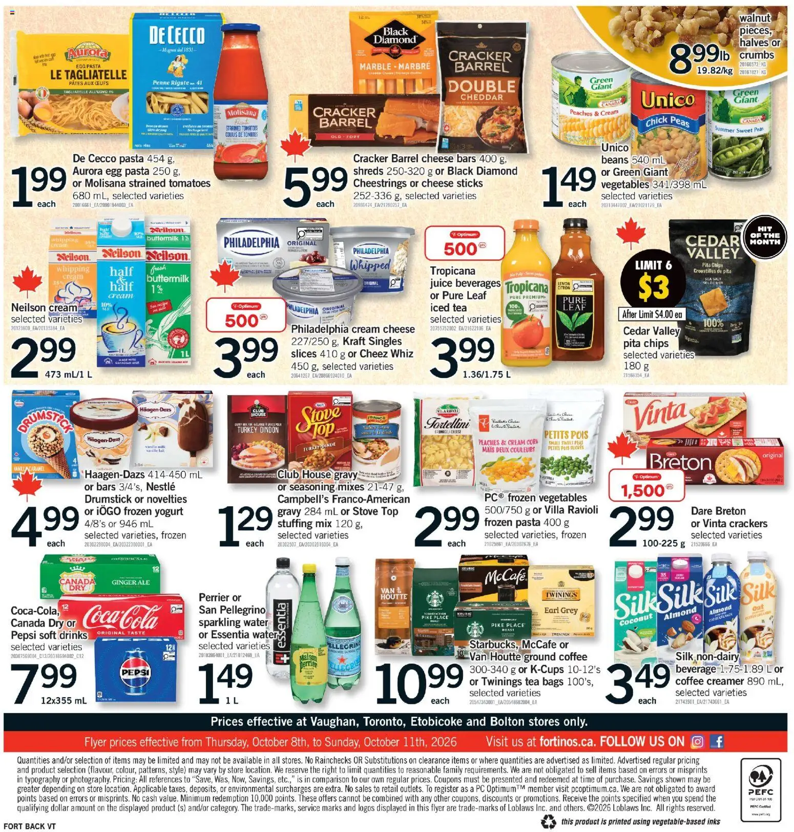 Fortinos flyer valid from Oct 8, 2026 | Page: 2