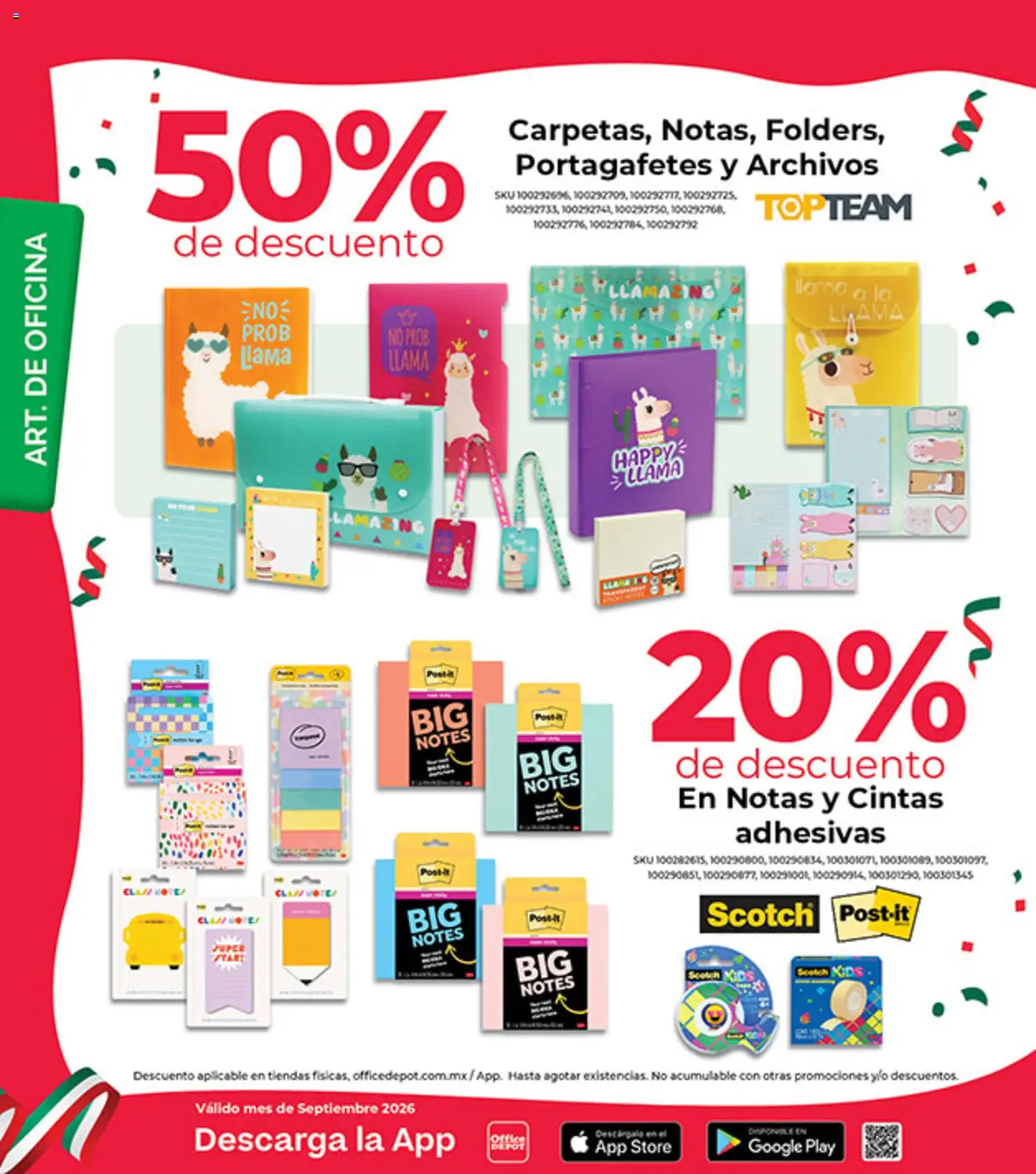 Nuevas ofertas de Office Depot válidas en toda la República Mexicana desde el 01/09/2026. ¡Encuentra las mejores ofertas en Office Depot catálogo! | Página: 7