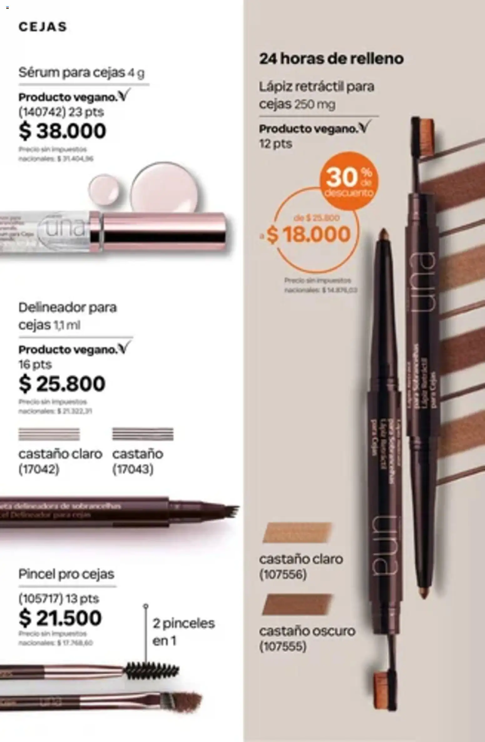 Catálogo Natura Ciclo 14 │ válido desde el 01/10/2026 | Página: 145 | Productos: Pincel, Serum, Delineador