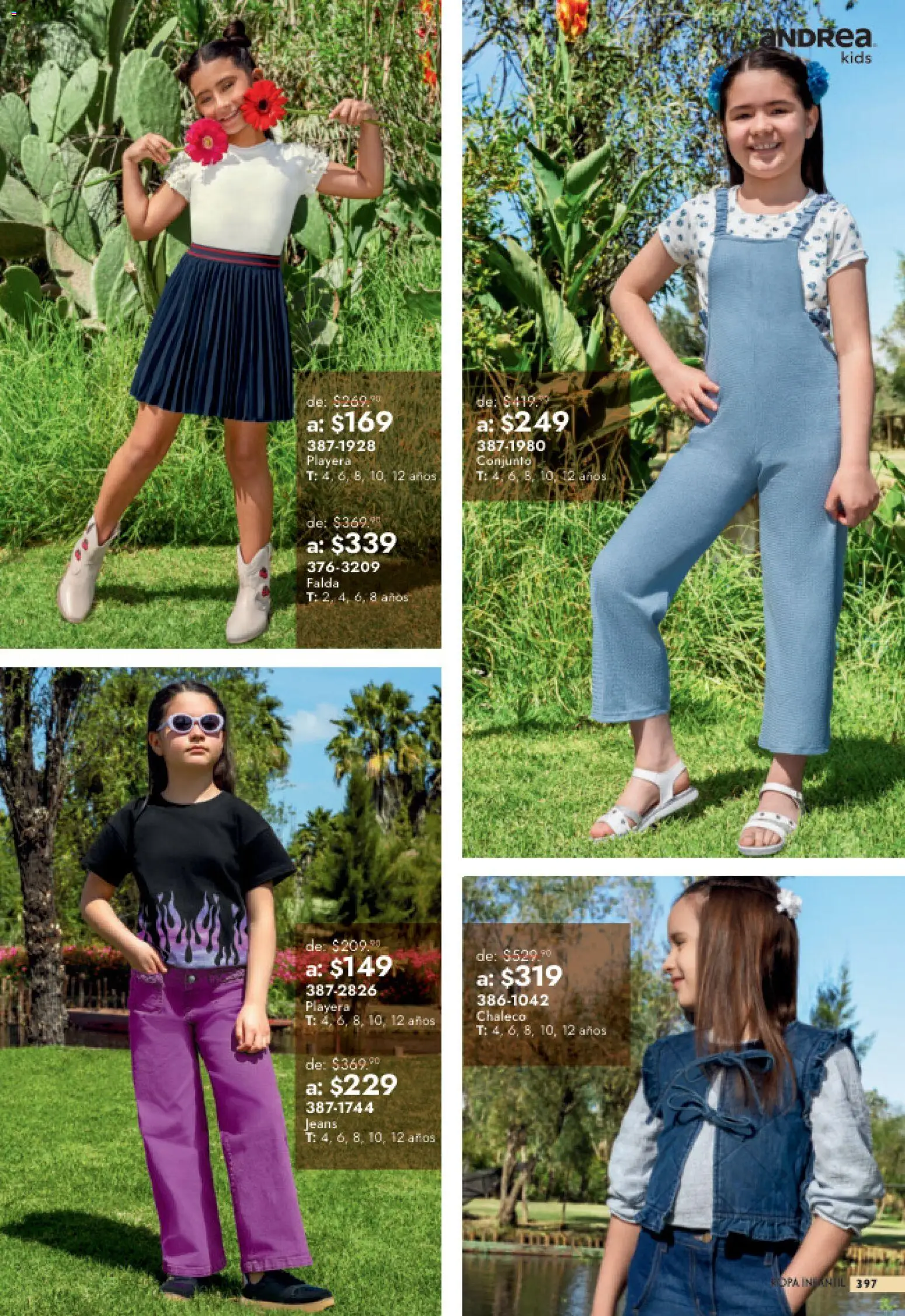 Nuevas ofertas de Andrea válidas en toda la República Mexicana desde el 26/07/2026. ¡Encuentra las mejores ofertas en Andrea catálogo Outlet! | Página: 397