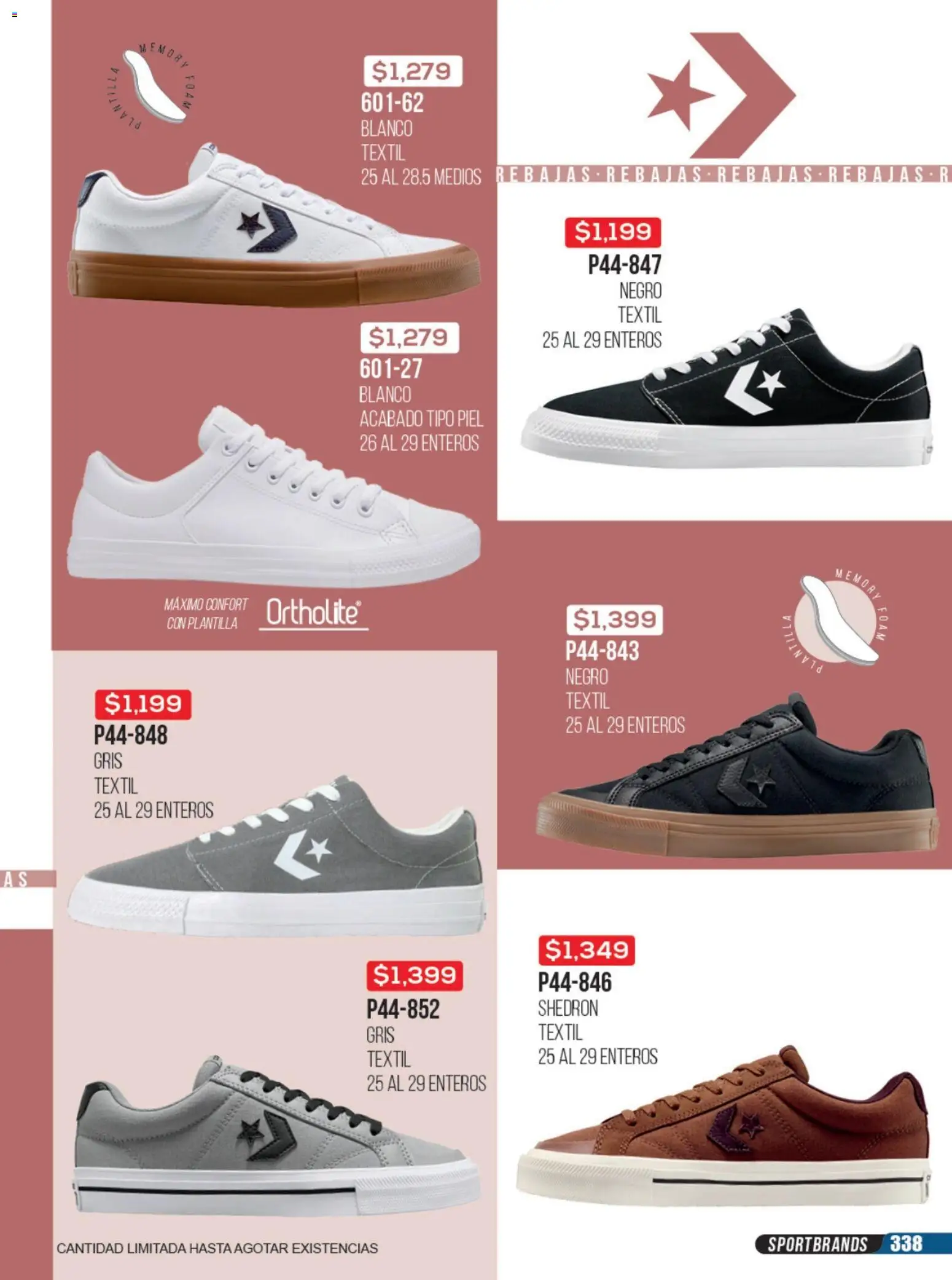 Nuevas ofertas de Cklass válidas en toda la República Mexicana desde el 23/06/2026. ¡Encuentra las mejores ofertas en Cklass catálogo Rebajas sobre rebajas calzado! | Página: 339