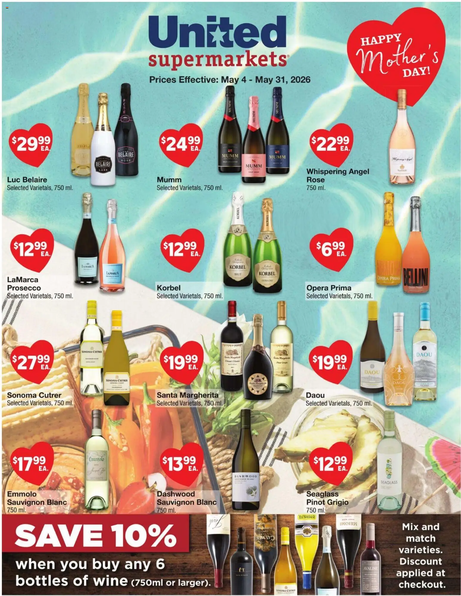 United Supermarkets May Alcohol Flyer - valid from 12.05.2026 | Page: 1