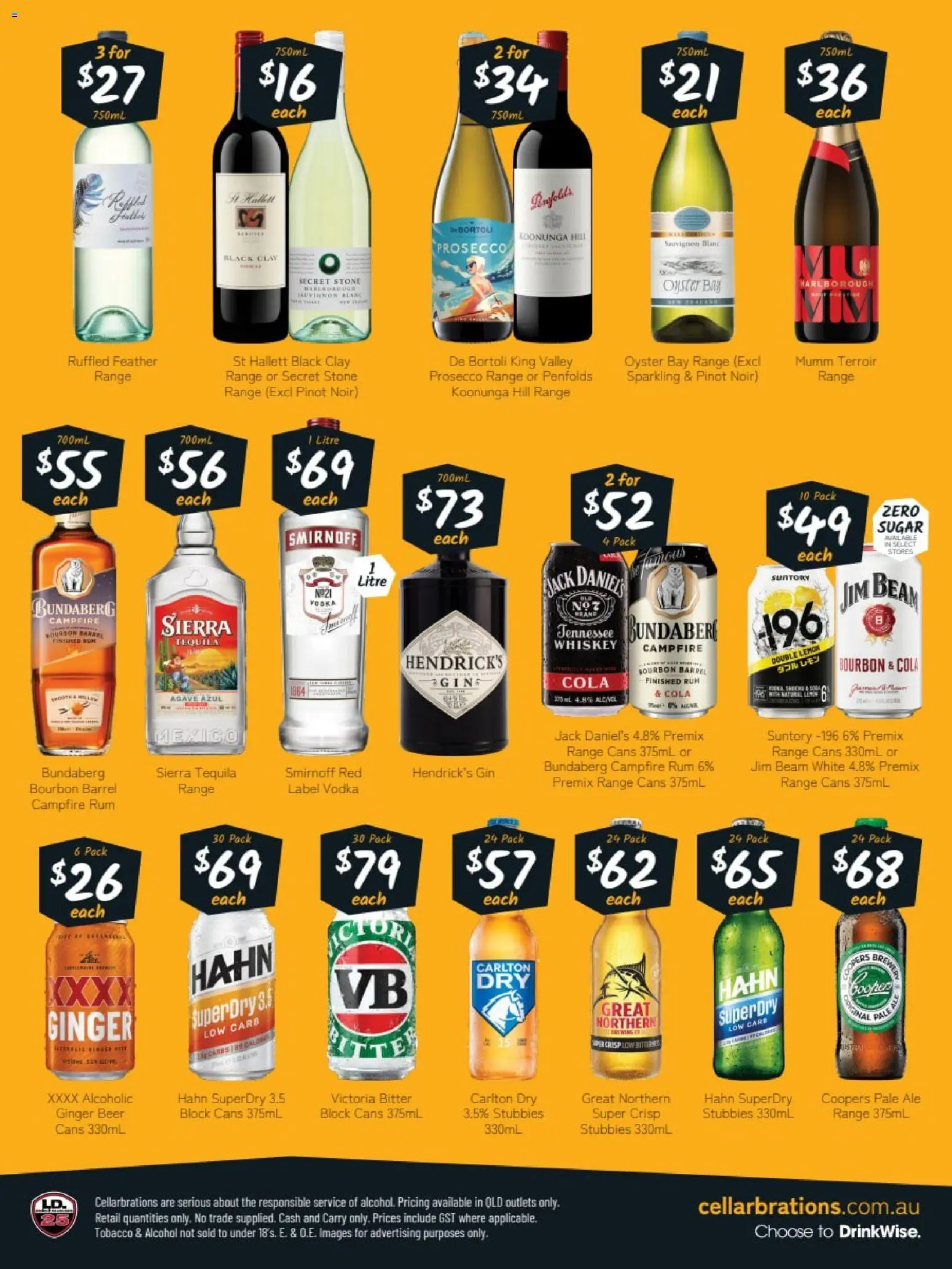 Cellarbrations catalogue - valid from 27/07/2026 | Page: 2 | Products: Beer, Prosecco, Clay, Jack Daniel’s