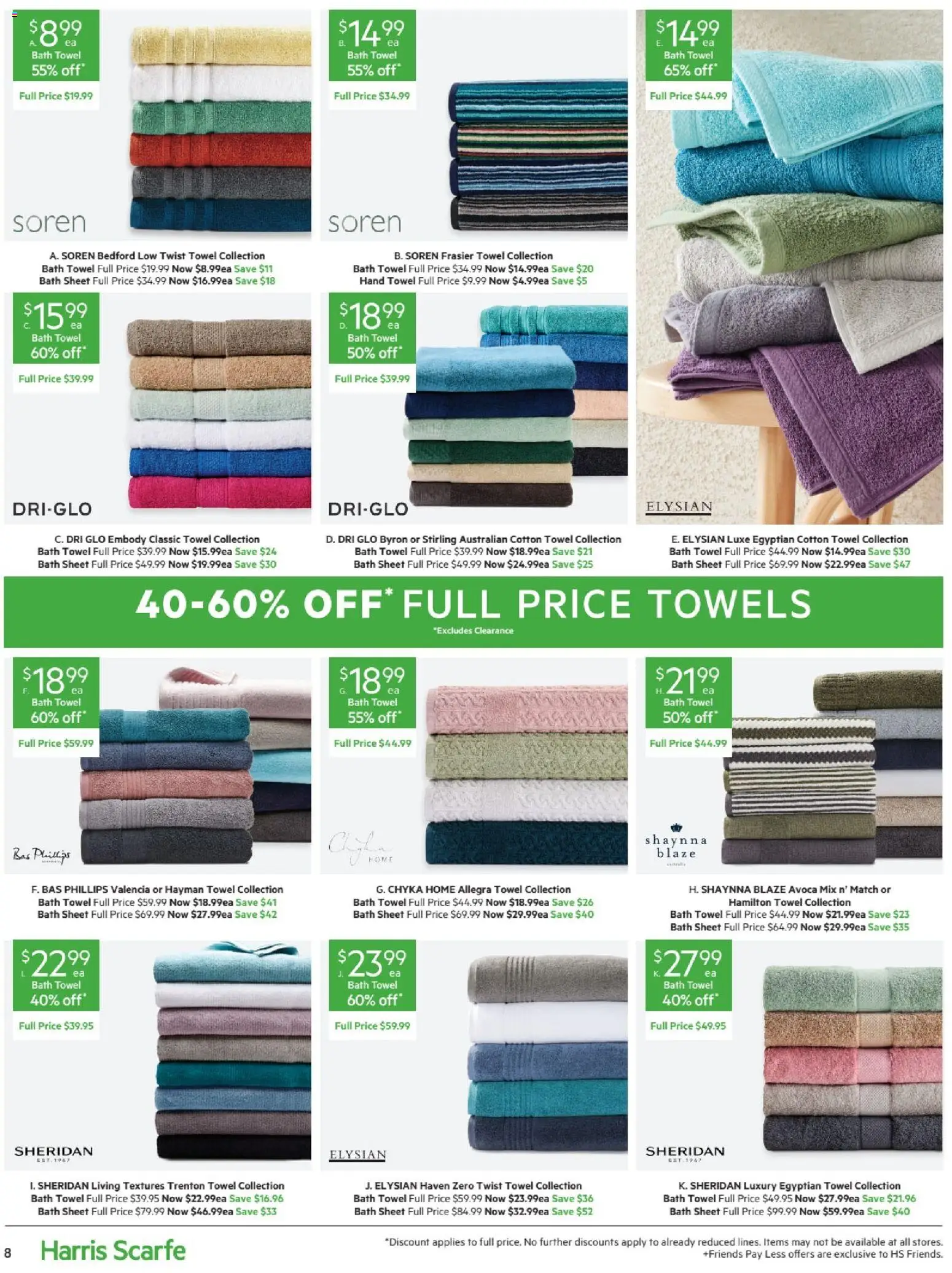 Harris Scarfe catalogue - valid from 22.05.2026 | Page: 8 | Products: Bath, Towels