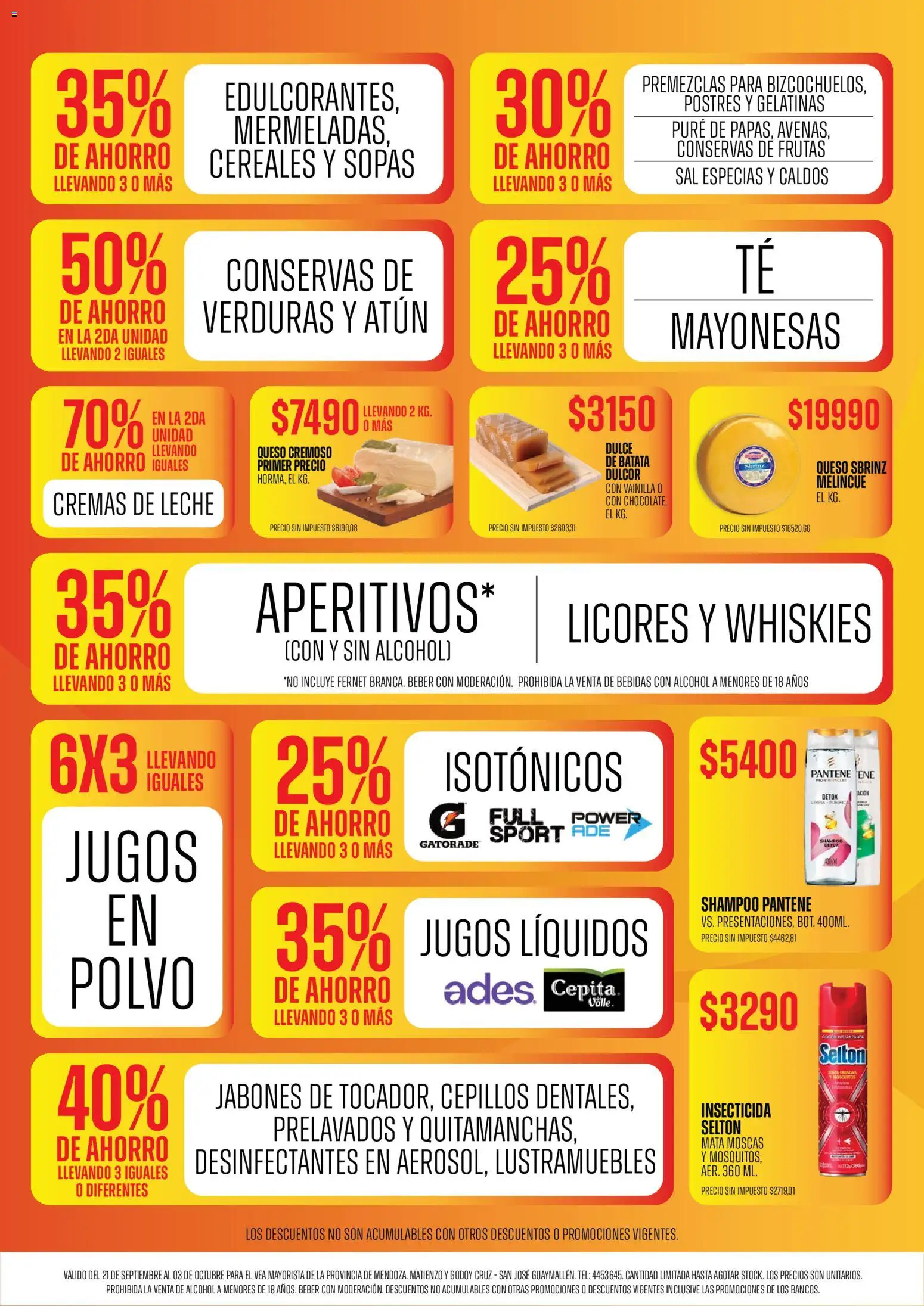 Vea -  Mayorista Mendoza │ válido desde el 21/09/2026 | Página: 2 | Productos: Lustramuebles, Insecticida, Dulce, Conservas