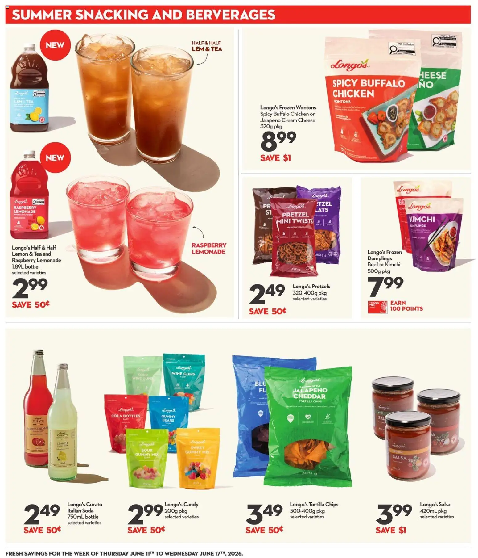Longo's flyer valid from 11.06.2026 | Page: 13 | Products: Beef, Chips, Wine, Chicken