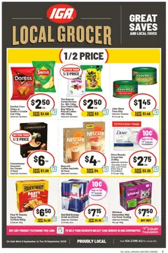 Preview of IGA catalogue Adelaide - valid from 09/09/2026
