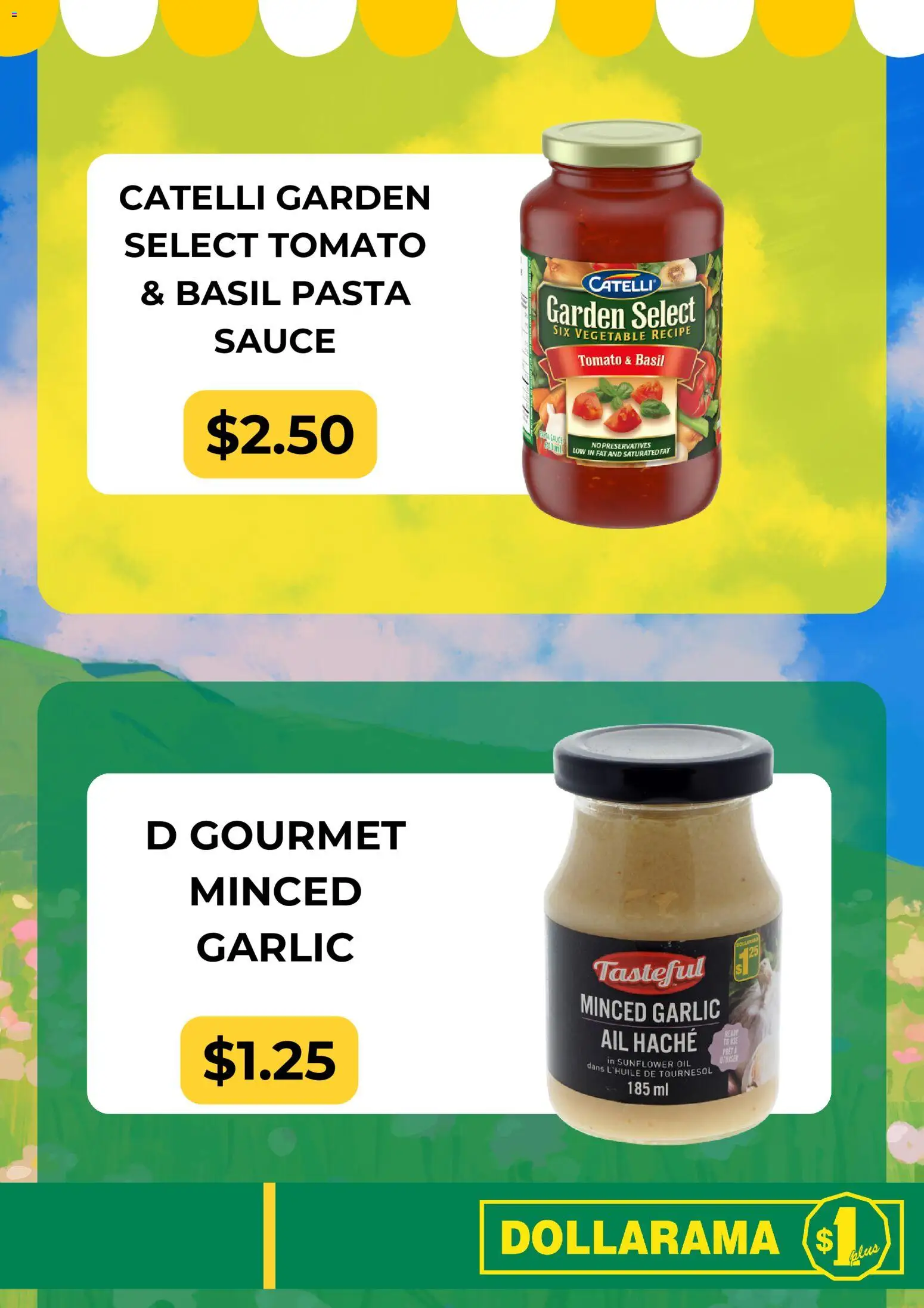 Dollarama flyer valid from Jul 22, 2026 | Page: 3 | Products: Pasta, Oil