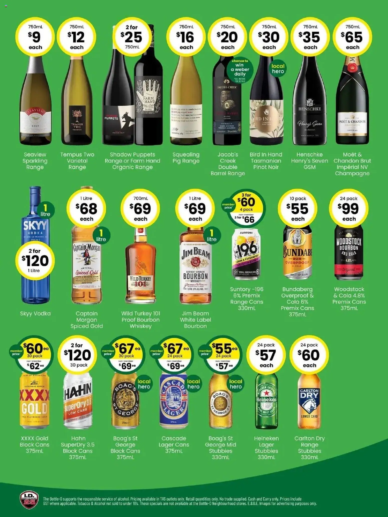 The Bottle-O catalogue - valid from 24.05.2026 | Page: 2 | Products: Bourbon, Vodka, Lemon, Turkey